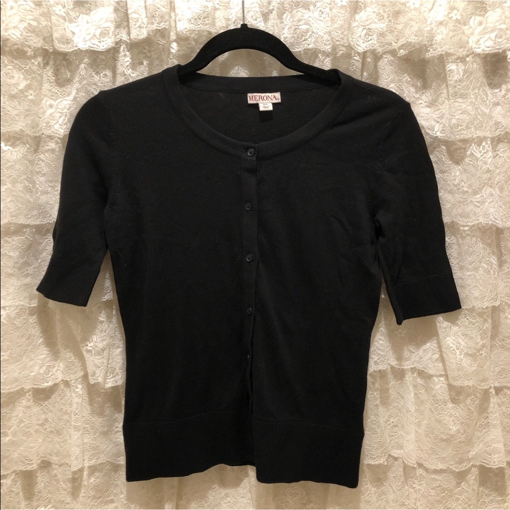 🆕 NEW Merona Short Sleeve Cardigans NWOT XS